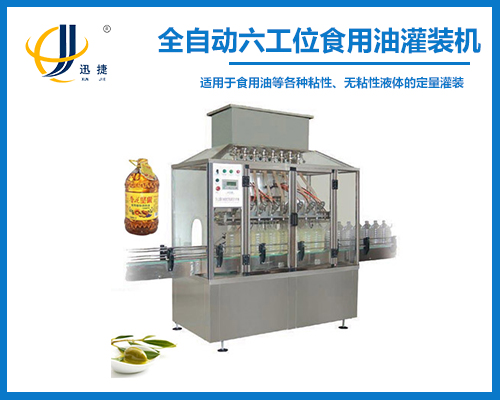 全自動(dòng)六工位食用油灌裝機(jī)